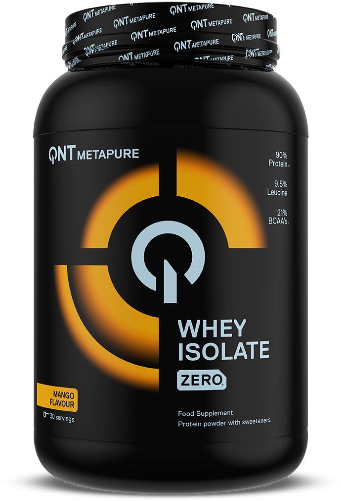 QNT Metapure Zero Carb Whey Isolate, 908 g Dose, Mango