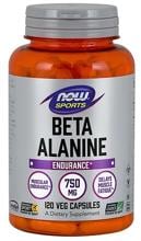 Now Foods Beta Alanine 750 mg, 120 Kapseln