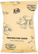 KoRo Linsen Pop Chips mit Sour Cream, 14 x 50 g Beutel