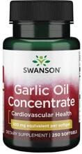 Swanson Garlic Oil Concentrate 500 mg, 250 Kapseln