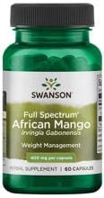 Swanson African Mango Irvingia Gabonensis 400 mg, 60 Kapseln