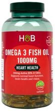 Holland & Barrett Omega 3 Fish Oil - 1000 mg, 240 Kapseln