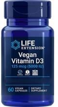 Life Extension Vegan Vitamin D3 125 mcg (5000 IU), 60 vegane Kapseln