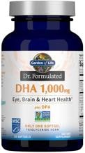 Garden of Life DHA 1000 mg, 30 Softgels, Citrus