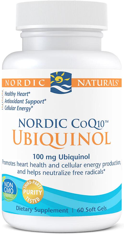 Nordic CoQ10 Ubiquinol, 100mg - 60 softgels main image 1