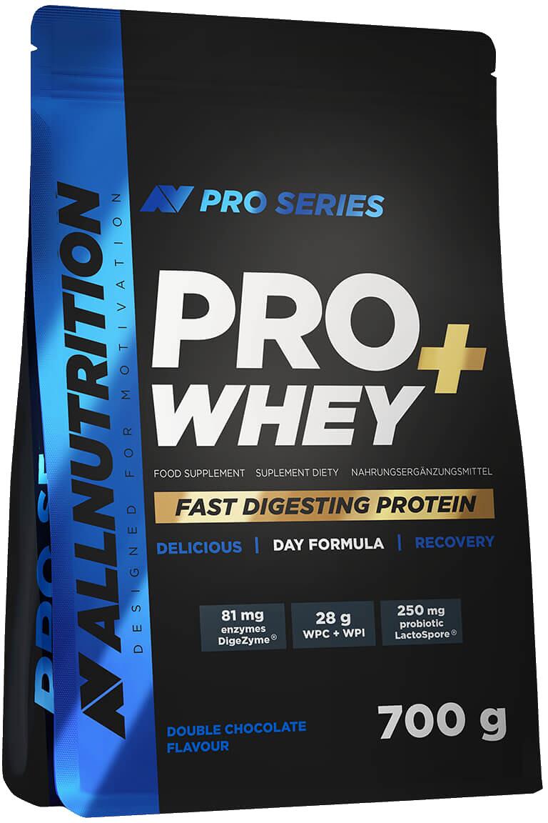 Allnutrition Pro Whey+, 700 g Beutel, Erdbeere-Walderdbeere