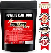 Powerstar Food BODY PRO 124 - Wettkampfprotein, 1000 g Beutel, Nature