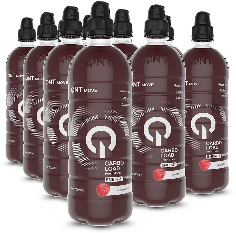 QNT Carbo Load Drink, 12 x 700 ml Flasche (inkl. 3,- Euro Pfand), Superfruit