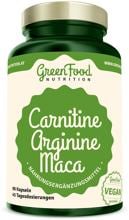 GreenFood Nutrition Carnitin + Arginin + Maca, 90 Kapseln