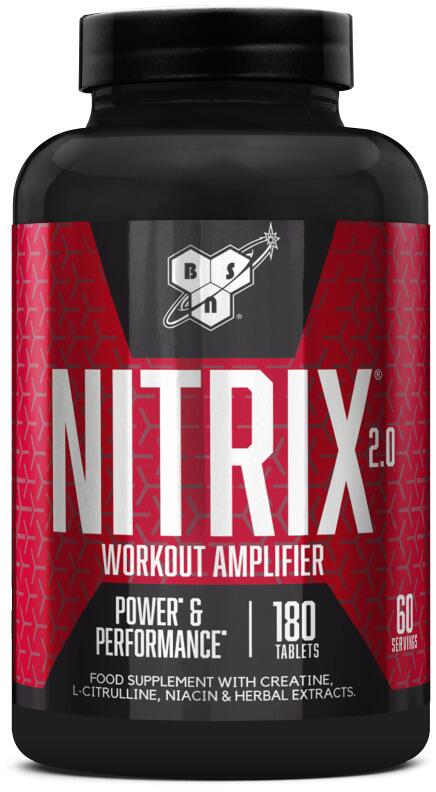 BSN Nitrix 2.0 - Workout Amplifier, 180 Tabletten