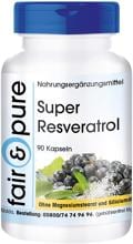 fair & pure Super Resveratrol (mit Rutin), 90 Kapseln Dose