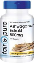 fair & pure Ashwagandha Extrakt (500 mg), 180 Kapseln