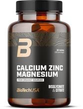 BioTech USA Calcium Zinc Magnesium from organic sources, 90 Tabletten
