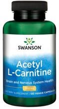 Swanson Acetyl L-Carnitine 500 mg, 100 Kapseln