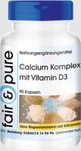 fair & pure Calcium Komplex (mit Vitamin D3), 90 Kapseln Dose