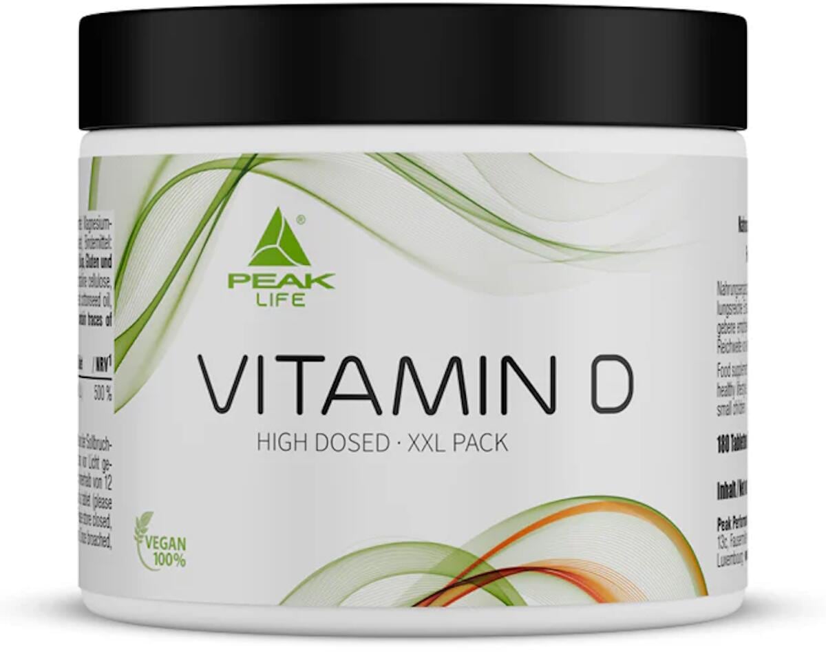 Peak Performance Vitamin D, 180 Tabletten