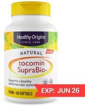 Healthy Origins Tocomin Supra - 50 mg, 60 Kapseln