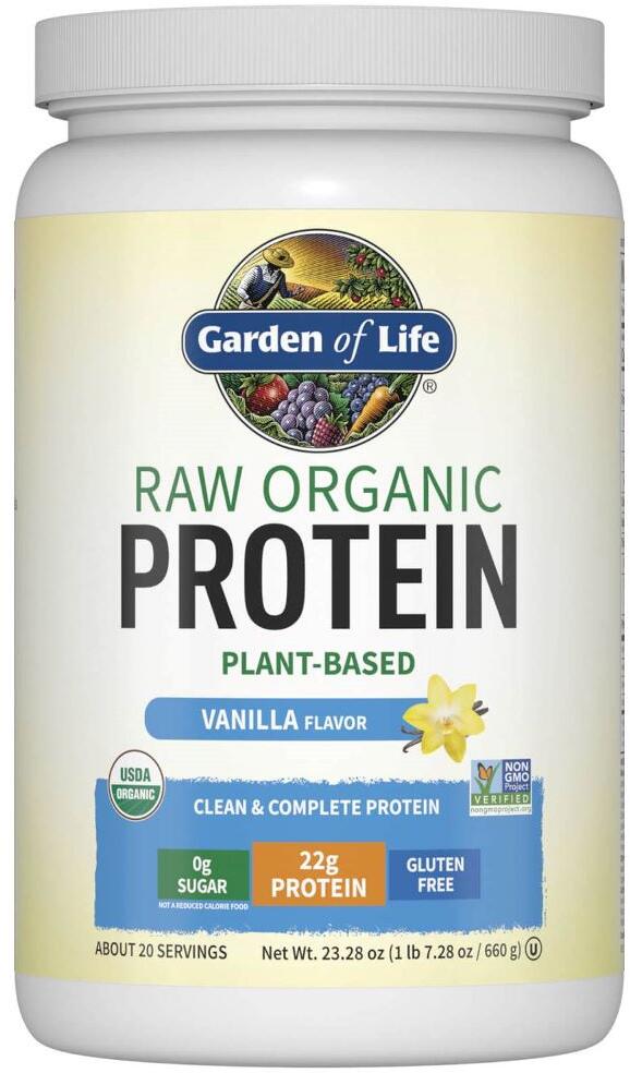 Garden of Life Raw Organic Protein, 620 g Dose, Vanilla