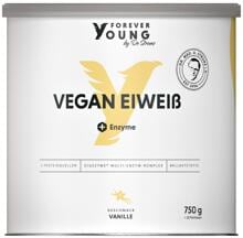 Forever Young Vegan Eiweiß, 750 g Dose, Vanille