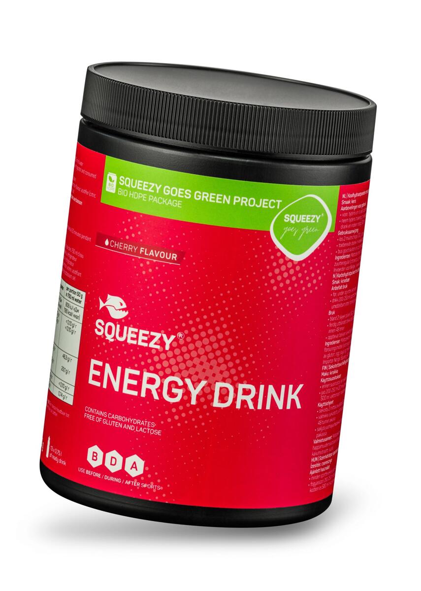 Squeezy Energy Drink, 650 g Dose, Cherry MHD: 01.07.2026