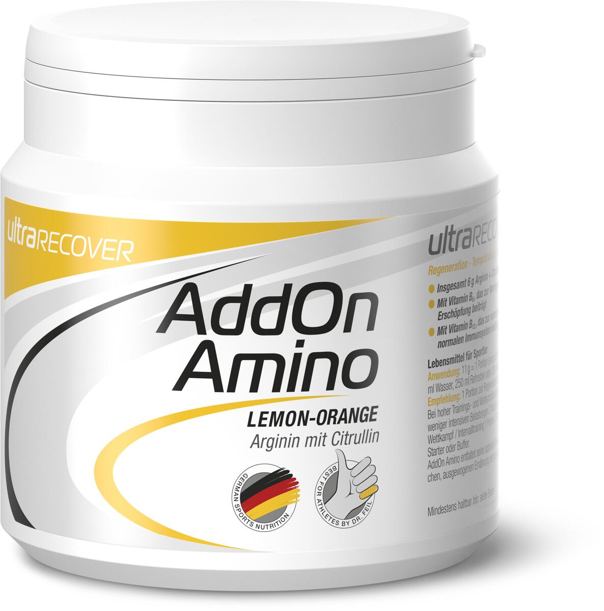 Ultra Sports AddOn Amino, 370 g Dose, Orange