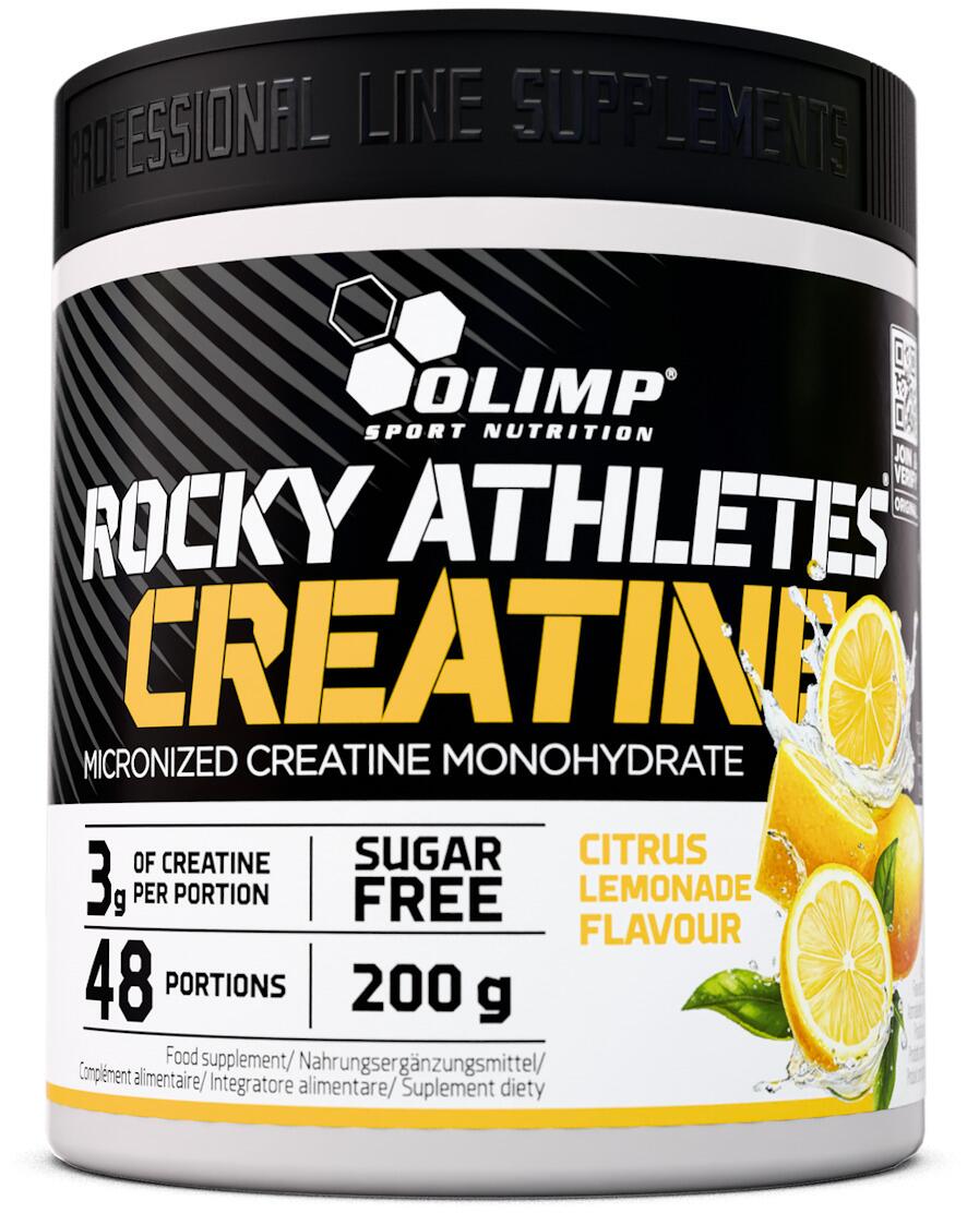 Olimp Rocky Athletes Creatine, 200 g Dose, Citrus Lemonade