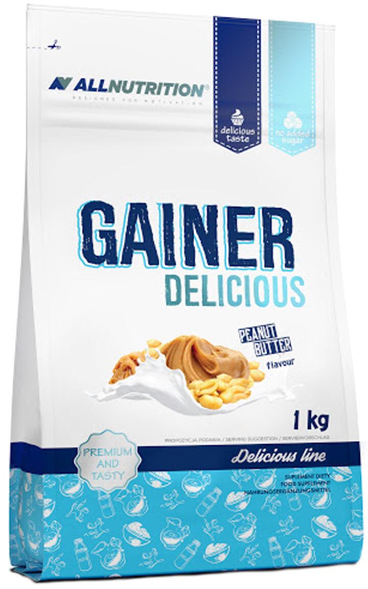 Allnutrition Gainer Delicious, 1000 g Beutel, Salted Peanut Butter
