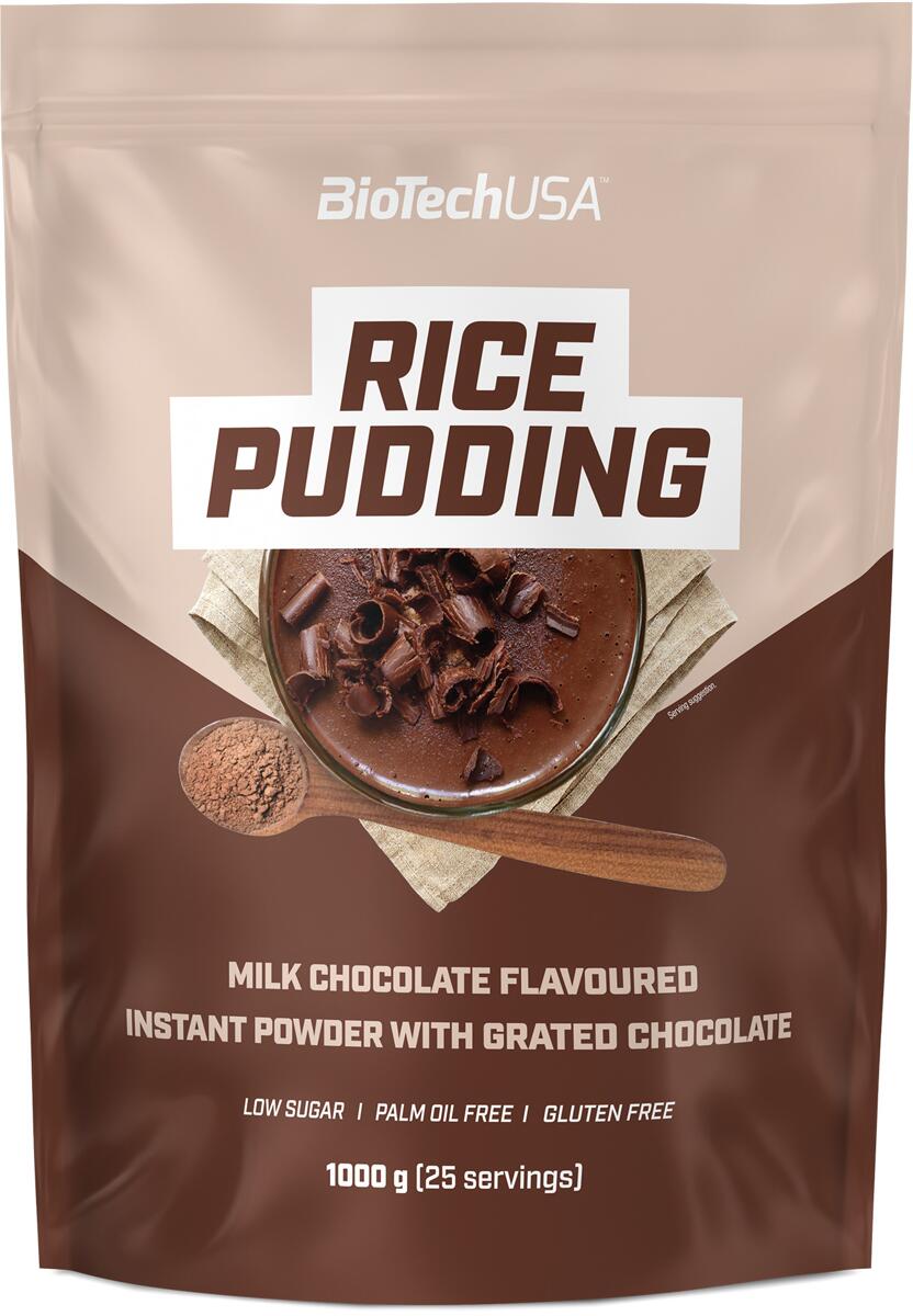 BioTech USA Rice Pudding, 1000 g Beutel, Milk Chocolate