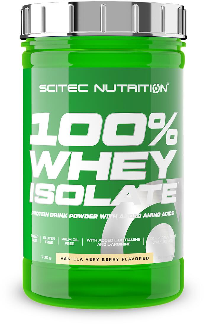 Scitec Nutrition 100% Whey Isolate, 700g Dose, Vanille-Waldfrüchte