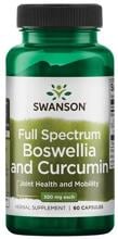 Swanson Full Spectrum Boswellia and Curcumin 300 mg, 60 Kapseln