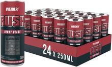 Weider Rush RTD, 24 x 250 ml Dose (inkl. 6,- Euro Pfand), Berry Blast