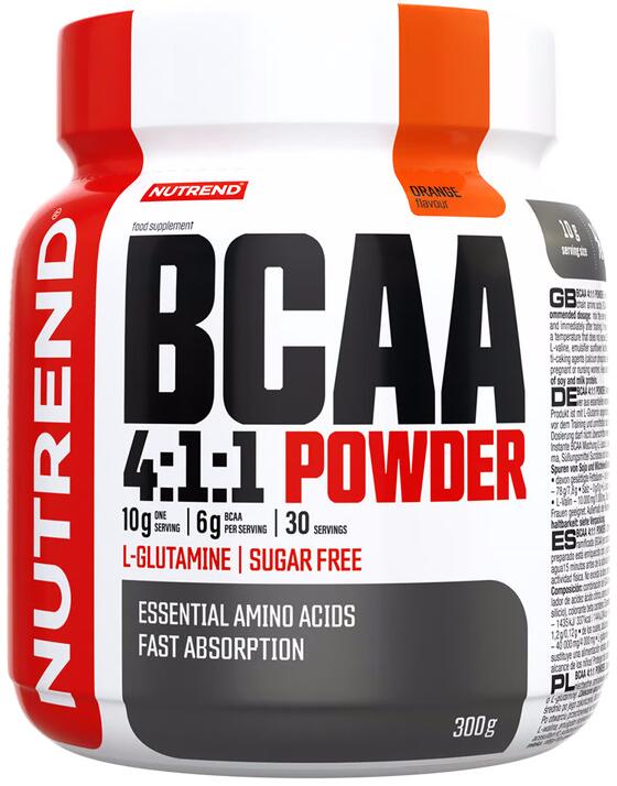Nutrend BCAA 4:1:1 Powder, 300 g Dose, Orange