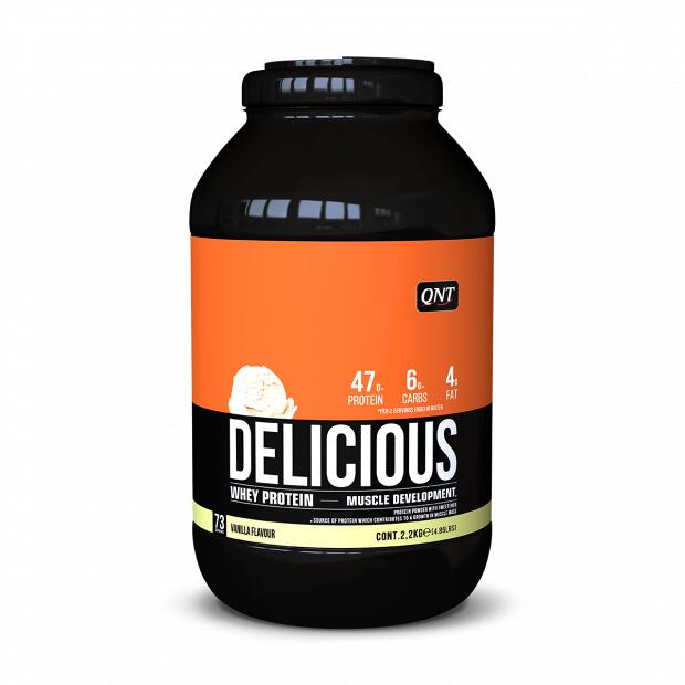 QNT Delicious Whey Protein, 2200 g Dose, Vanilla