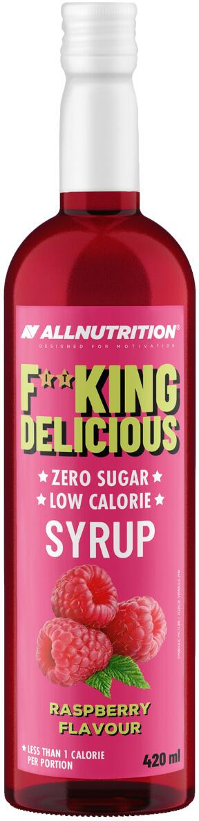 Allnutrition Fitking Delicious Syrup Zero, 420 ml Flasche, Raspberry