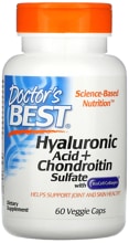 Doctor's Best Hyaluronic Acid + Chondroitin Sulfate