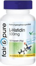 fair & pure L-Histidin (500 mg), 120 Kapseln Dose