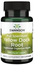 Swanson Full Spectrum Yellow Dock Root 400 mg, 60 Kapseln