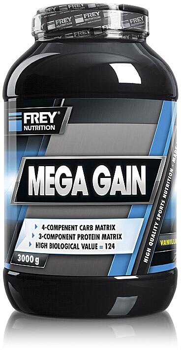 Frey Nutrition Mega Gain, 3000 g Dose, Vanille