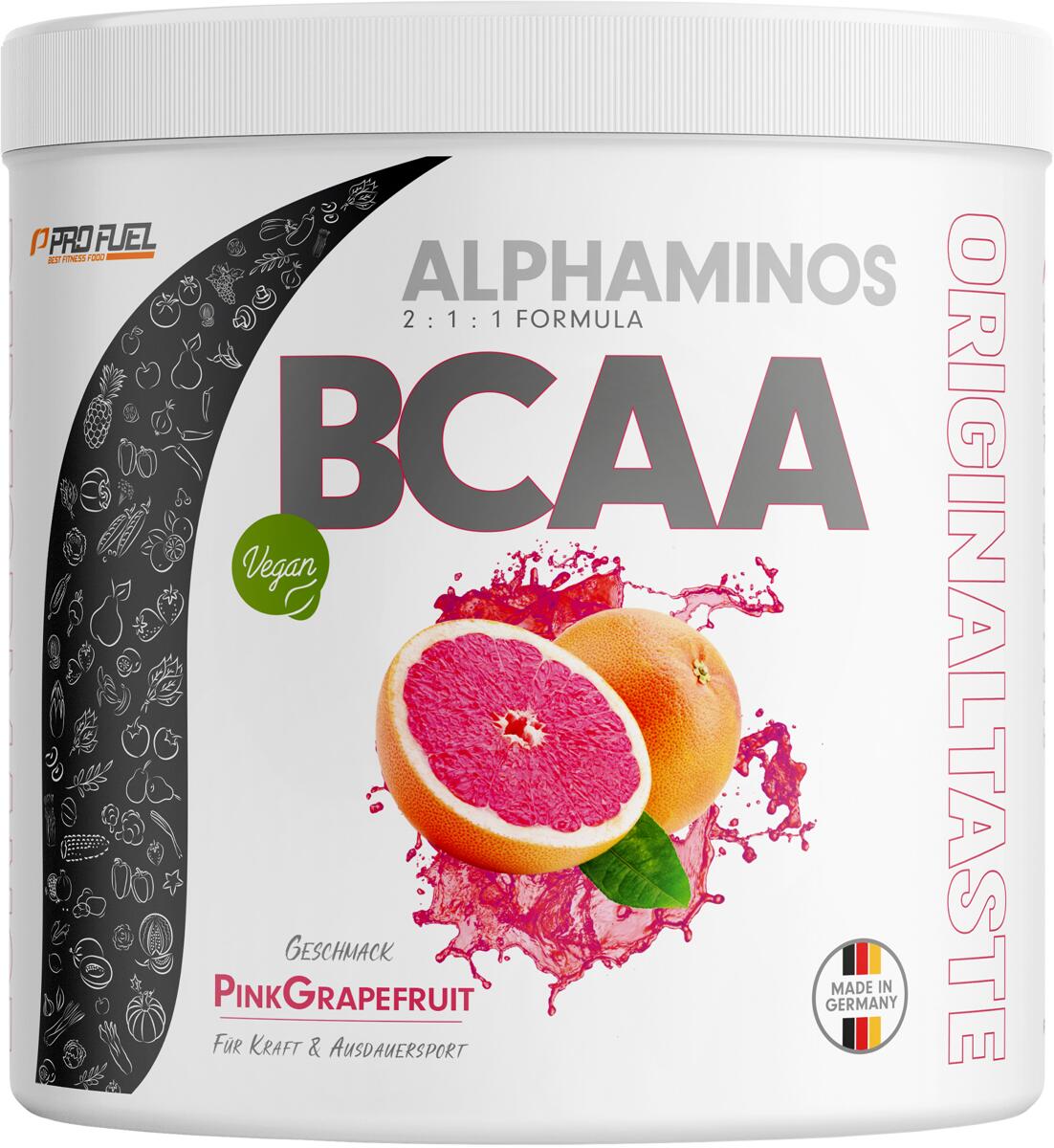 ProFuel Alphaminos BCAA, 300 g Dose, Pink Grapefruit
