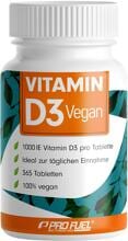 ProFuel Vitamin D3 - 1000 IE, 365 Tabletten