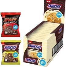 Mars & Snickers Hi Protein Cookies, 12 x 60 g Cookie