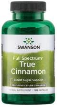 Swanson Full Spectrum True Cinnamon, 120 Kapseln