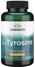 Swanson L-Tyrosine 500 mg, 100 Kapseln