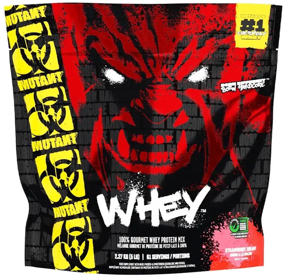 Mutant Whey, 2270 g Beutel, Strawberry Cream