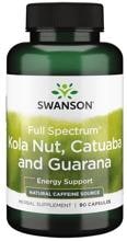 Swanson Full Spectrum Kola Nut Catuaba and Guarana, 90 Kapseln