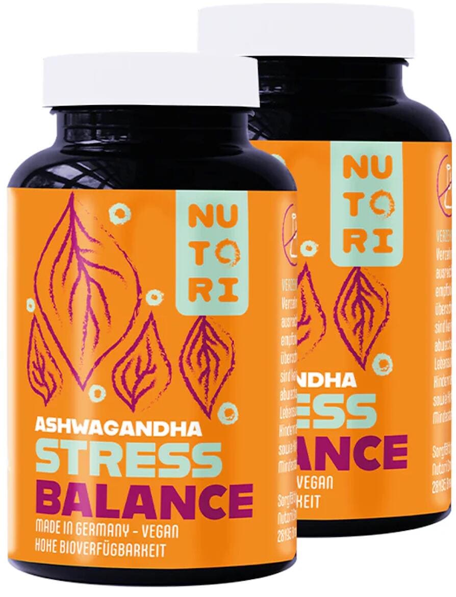 Nutori Ashwagandha Stress Balance, 2 x 90 Kapseln
