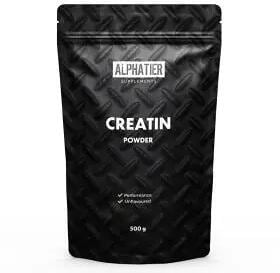 Alphatier Creatin Monohydrat Pulver, 500 g Beutel