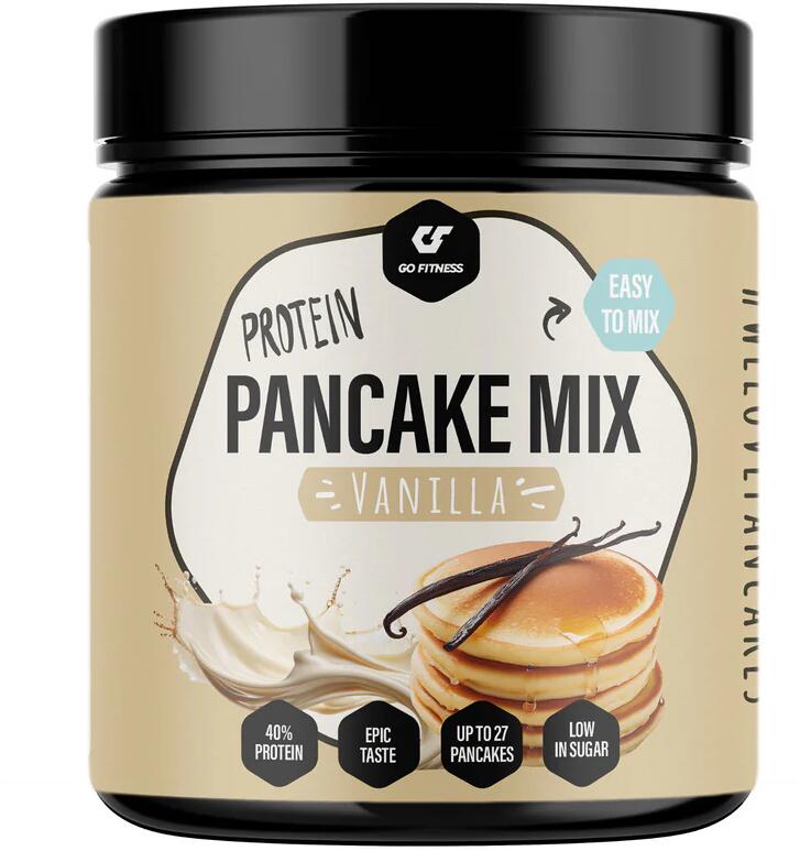 GoFitness Nutrition Pancake Mix, 450 g Dose, Vanilla