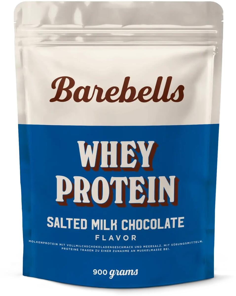 Barebells Whey Protein, 900 g Beutel, Salted Milk Chocolate