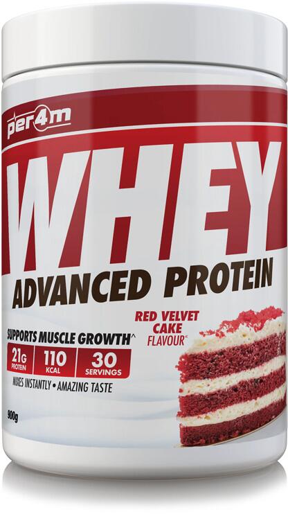 Per4m Whey Advanced Protein, 900 g Dose, Red Velvet Cake